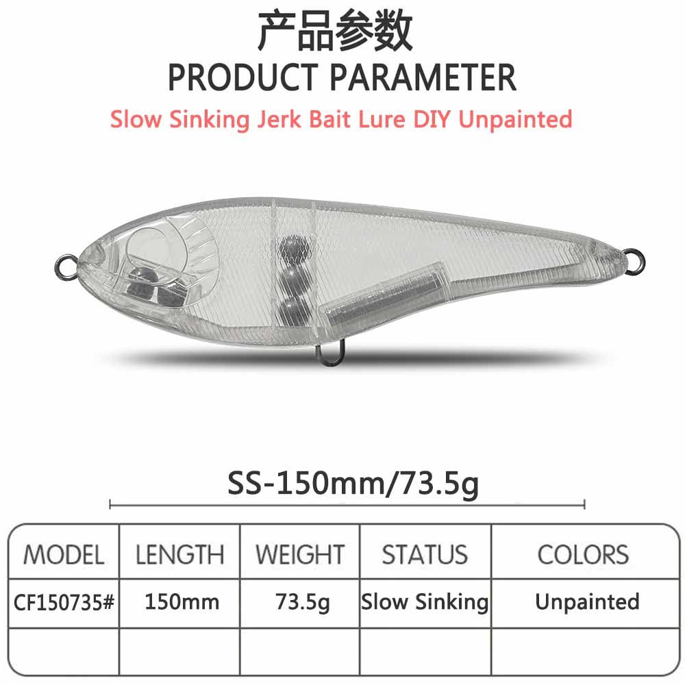 CF cazibesi Jerk yem 150mm 73. - Fishing Lure Jerkbait incelemesi ve fiyatı