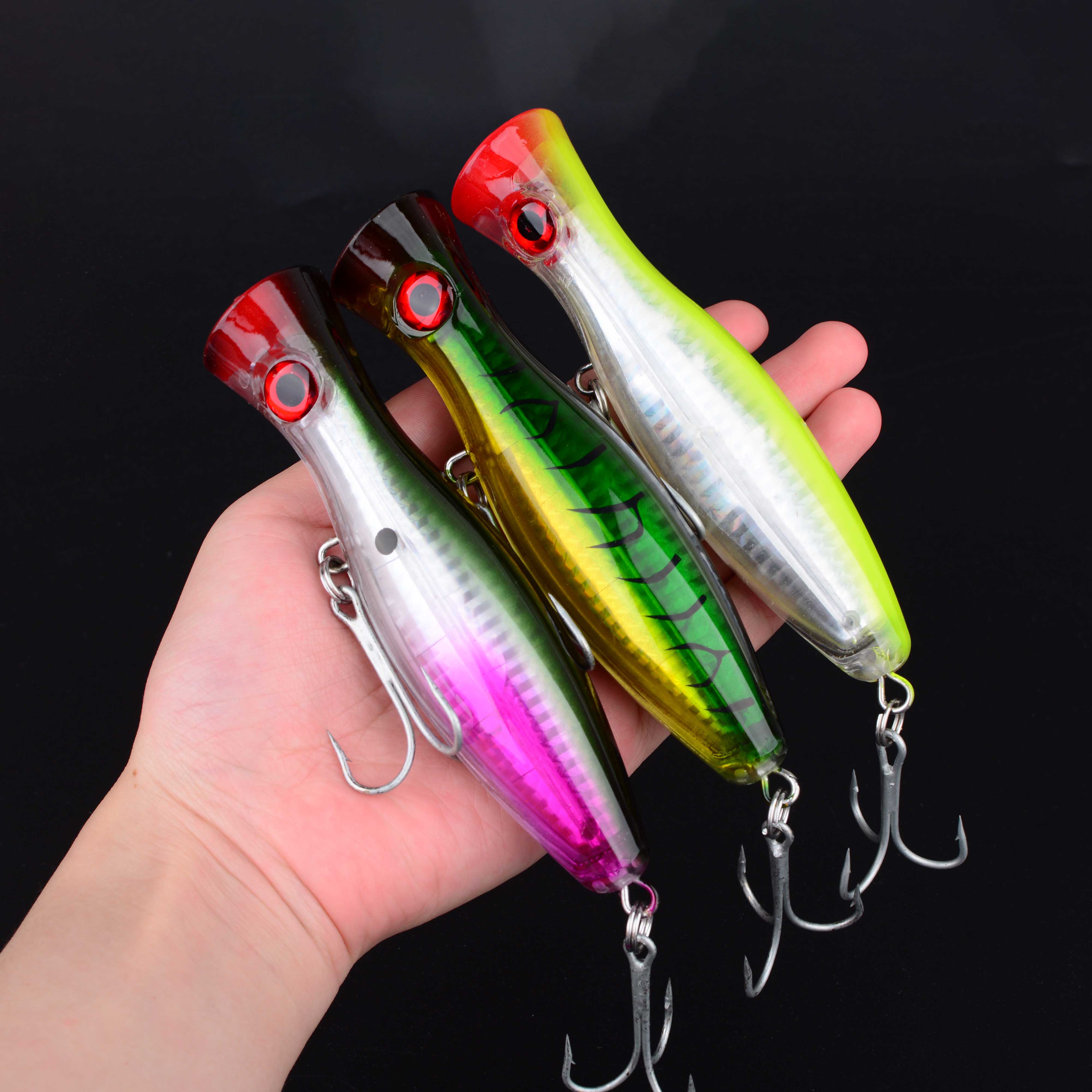 1 adet 13 CM 42g Büyük Popper  - Fishing Lure Topwater incelemesi ve fiyatı