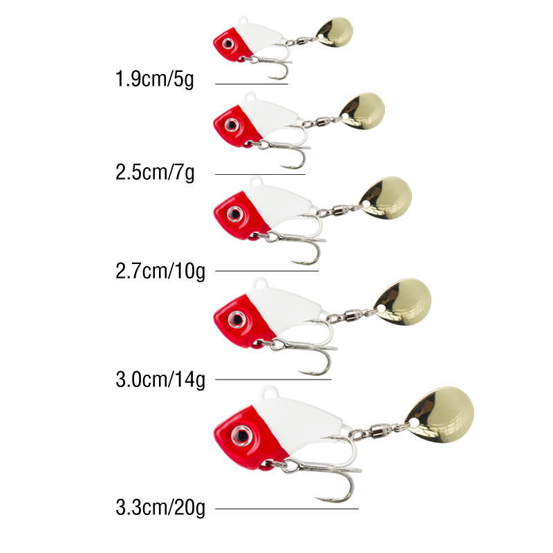 6 adet 5g/7g/10g/14g/20g Dönen - Fishing Lure Spinnerbait incelemesi ve fiyatı