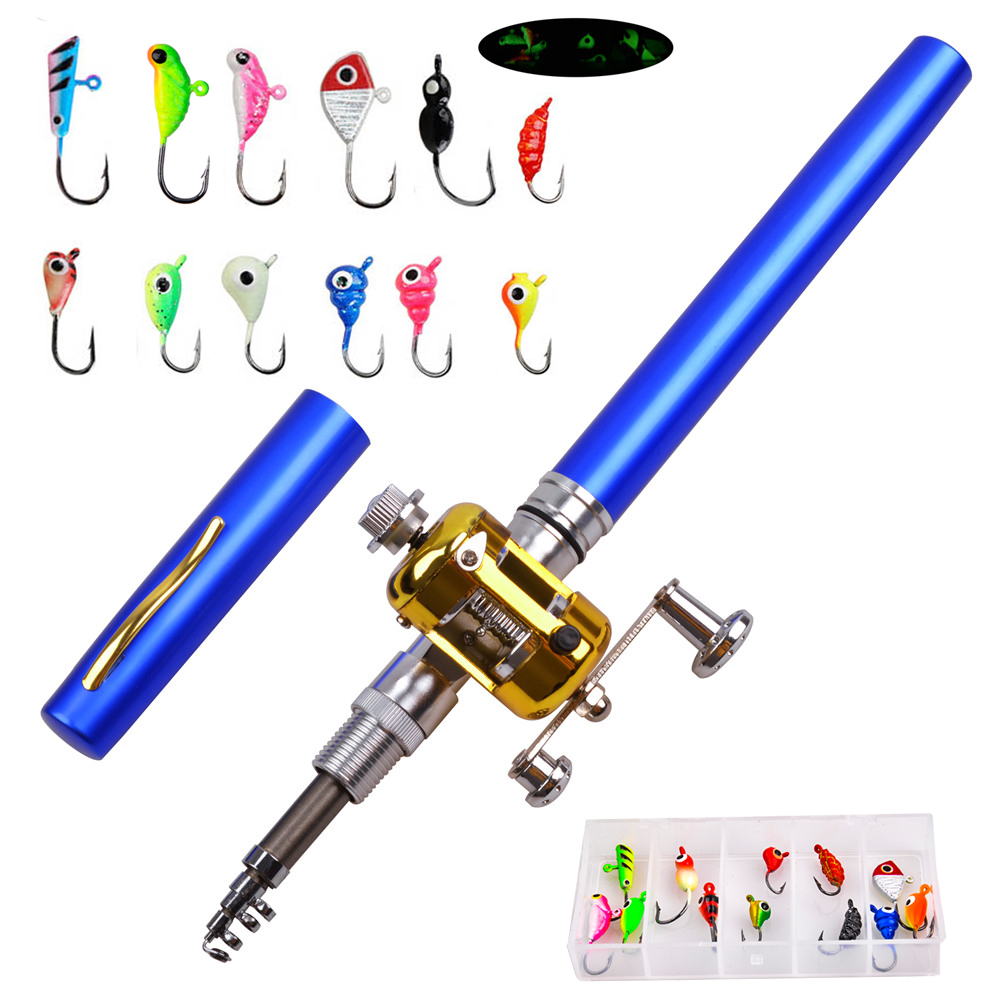 Mini buz olta Combo ile 12 ade - Fishing Lure Jig incelemesi ve fiyatı